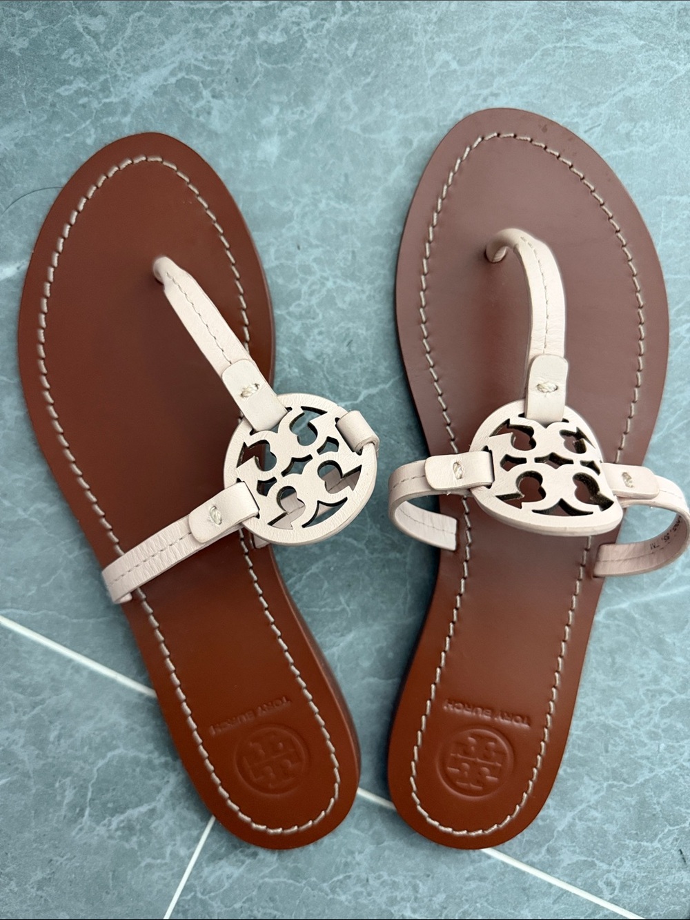 Tory Burch Leather Thong Sandals